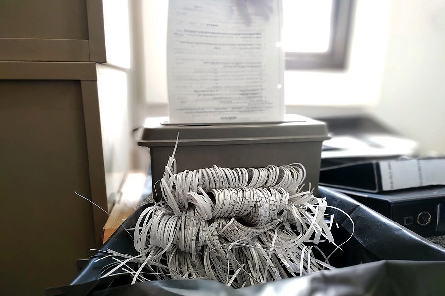 Destroying business documents in an office shredder isn't the best way to handle your old files.